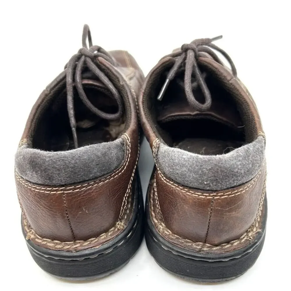 GBX Presley Dress Shoes Men's Brown Leather Casual  Sz 8.5D Lace Up Comfortable